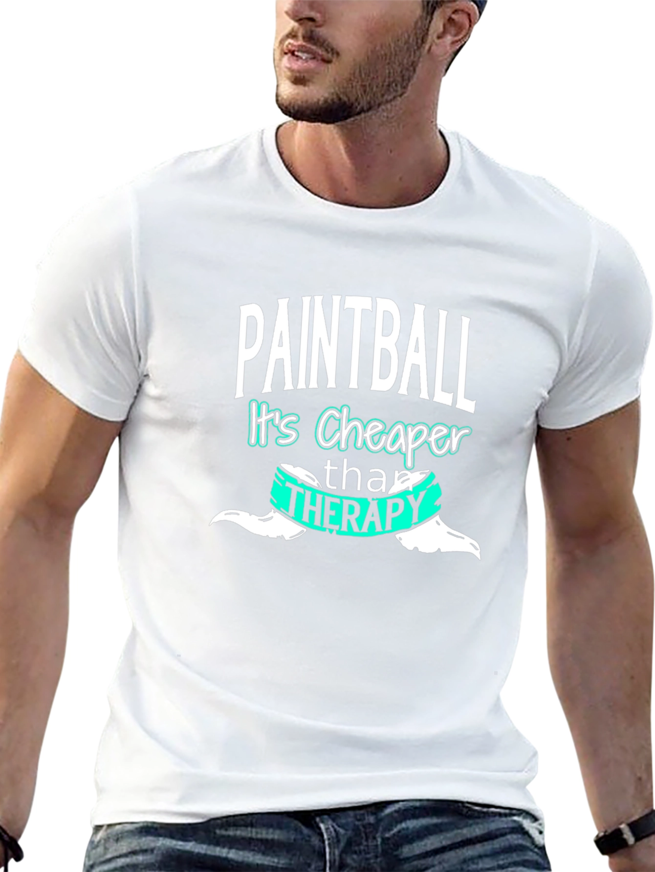 Paintball Therapy Funny T-Shirt