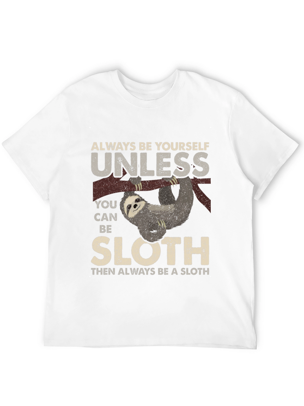 Sloth Graphic T-Shirt - Funny Animal Tee