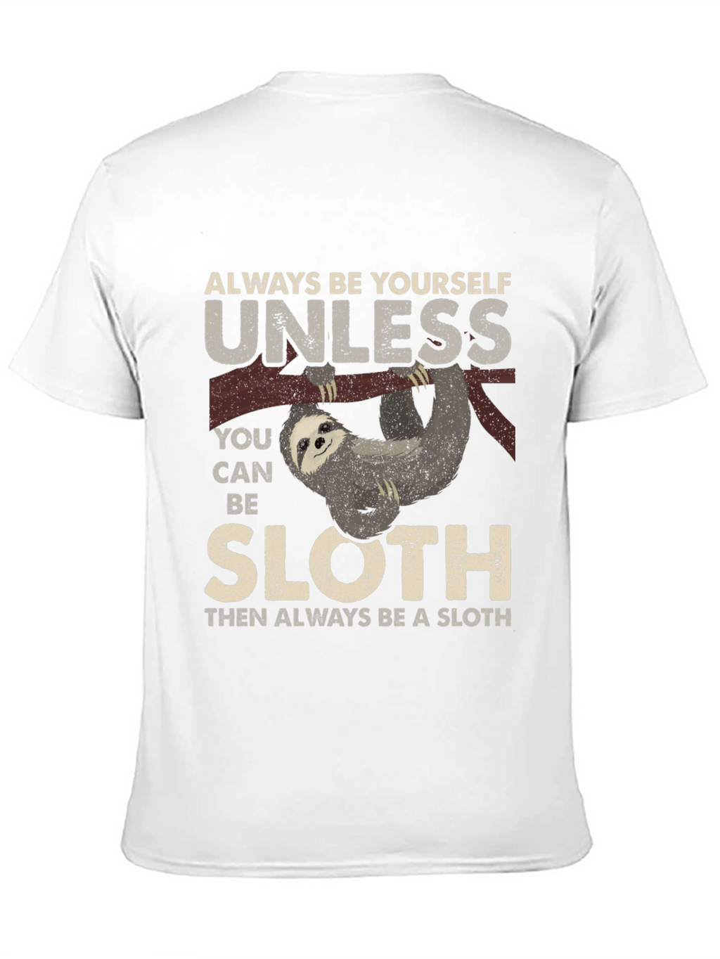 Sloth Graphic T-Shirt - Funny Animal Tee