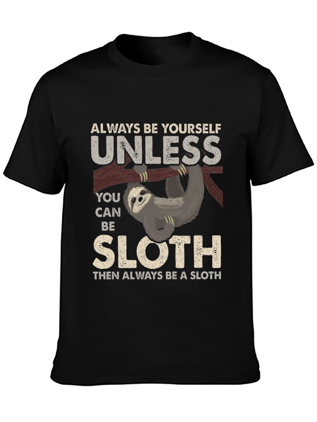 Sloth Graphic T-Shirt - Funny Animal Tee