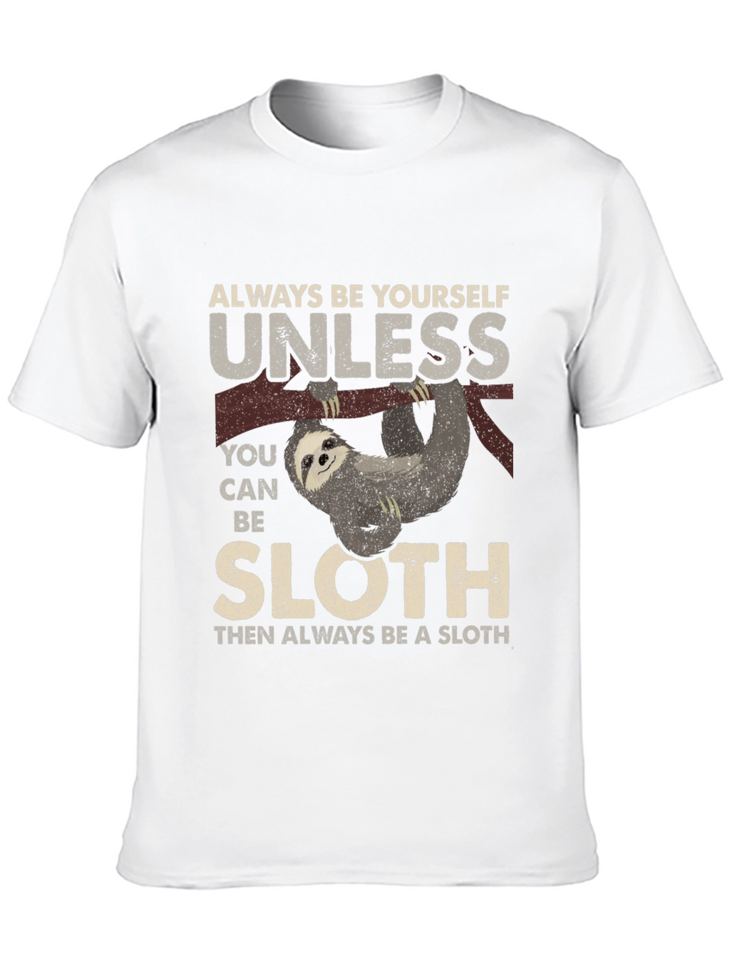 Sloth Graphic T-Shirt - Funny Animal Tee