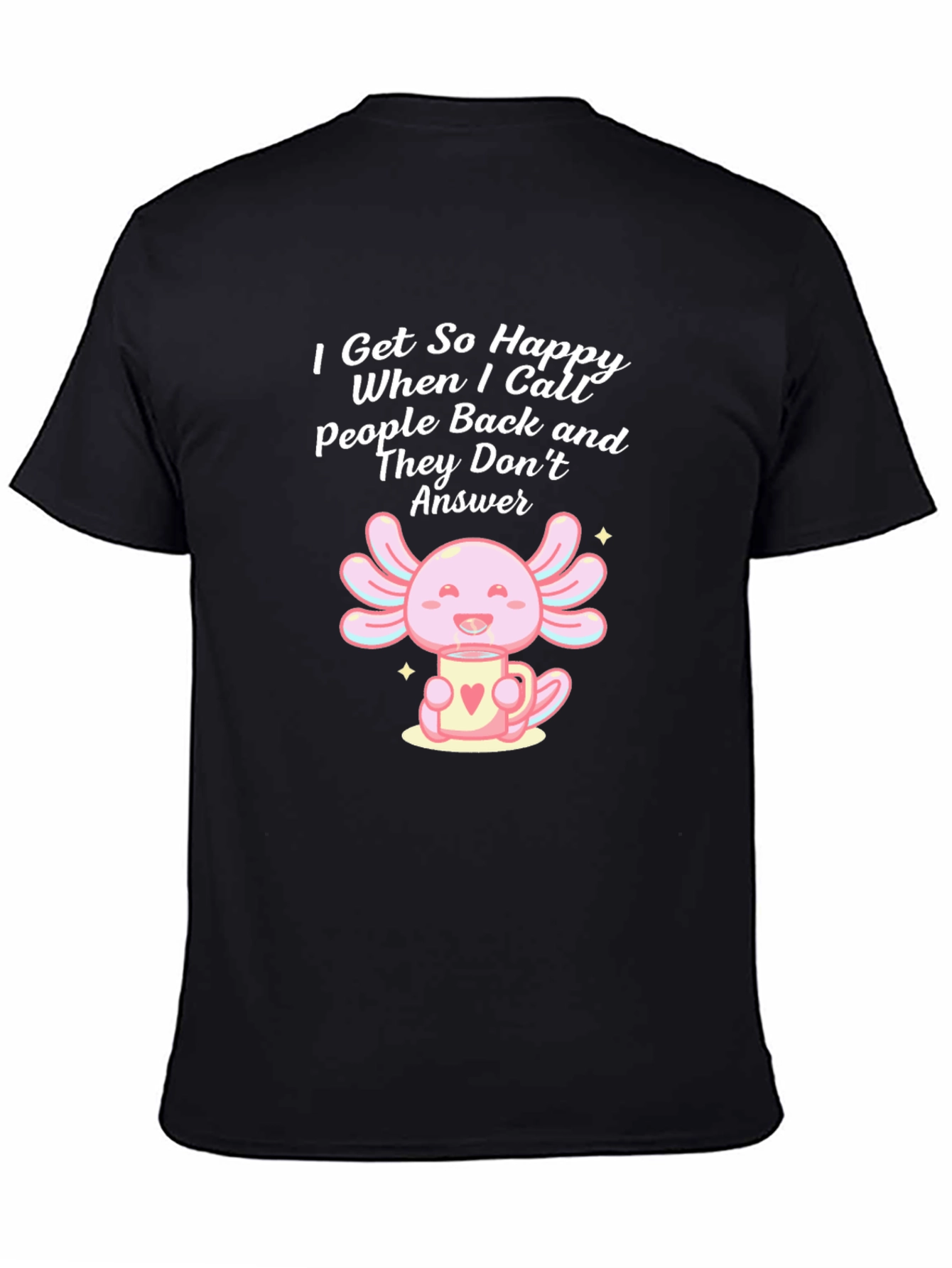 Axolotl Coffee Mug T-Shirt - Introvert Humor