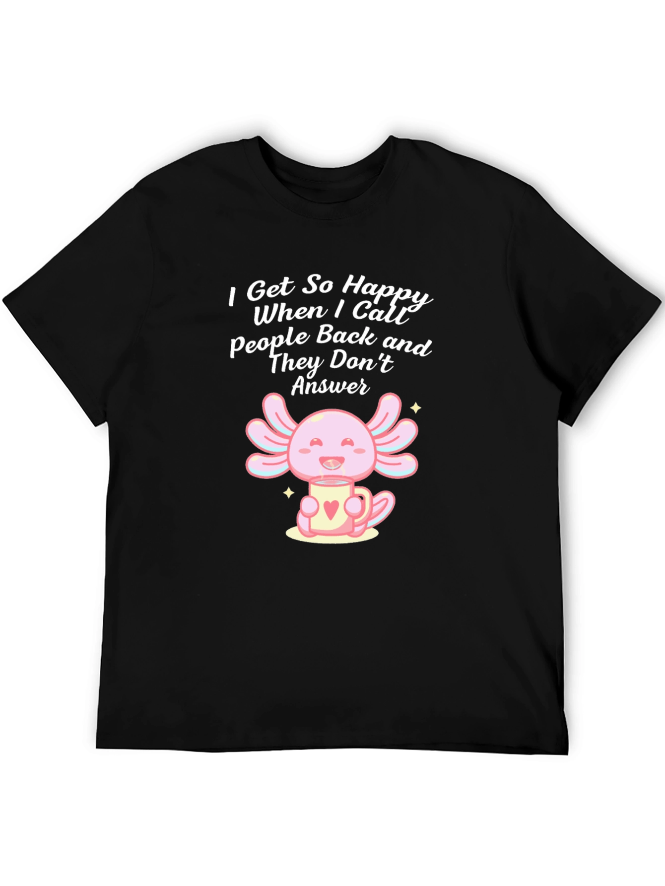 Axolotl Coffee Mug T-Shirt - Introvert Humor