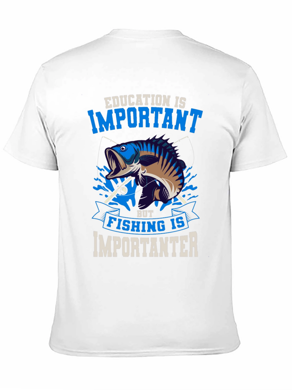 Fishing is Importanter Graphic Tee