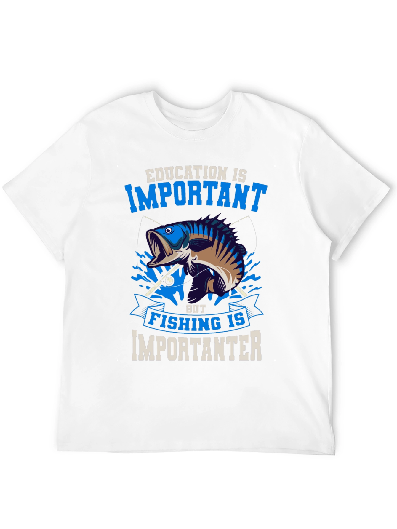 Fishing is Importanter Graphic Tee