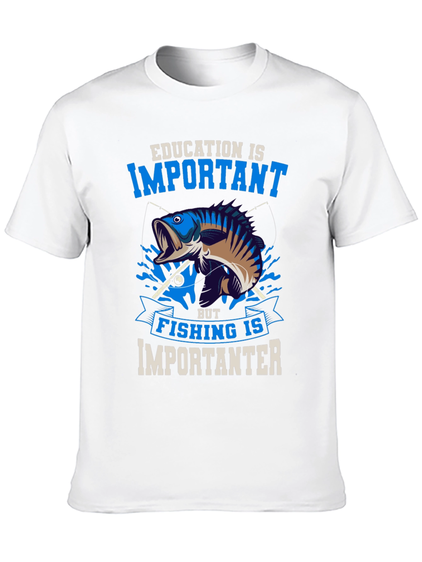 Fishing is Importanter Graphic Tee