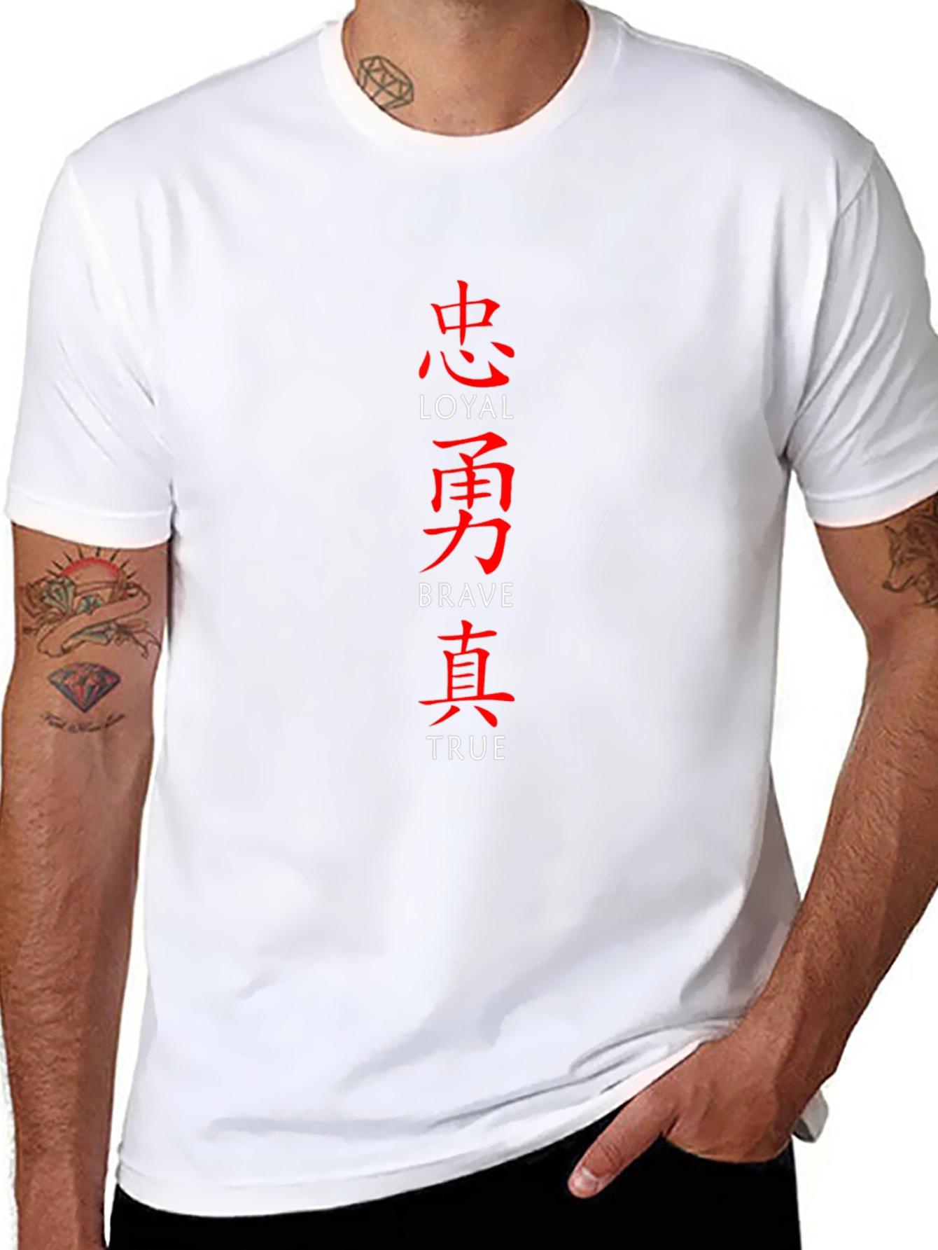 Loyal Brave True Graphic Tee - Black