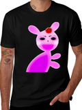 Creepy Cute Pink Bunny T-Shirt