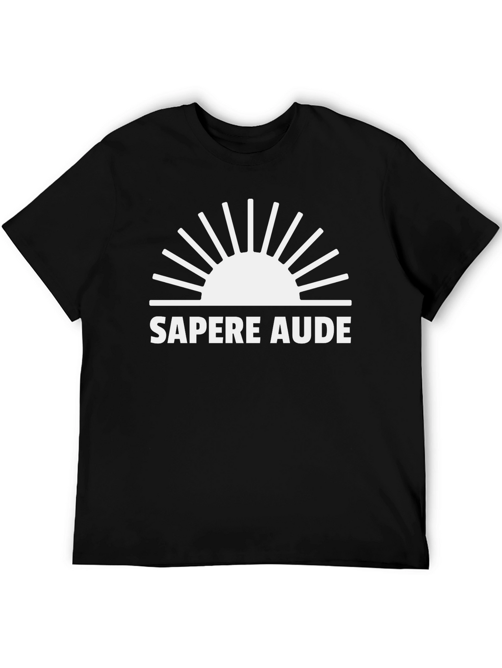 Sapere Aude Graphic Tee - Black Cotton