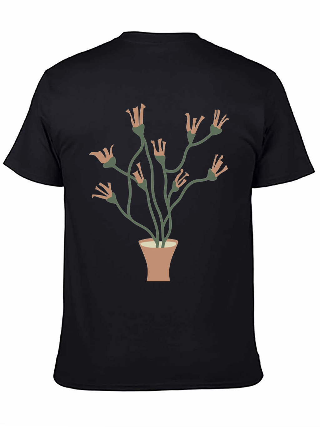 Floral Potted Plant Graphic Tee