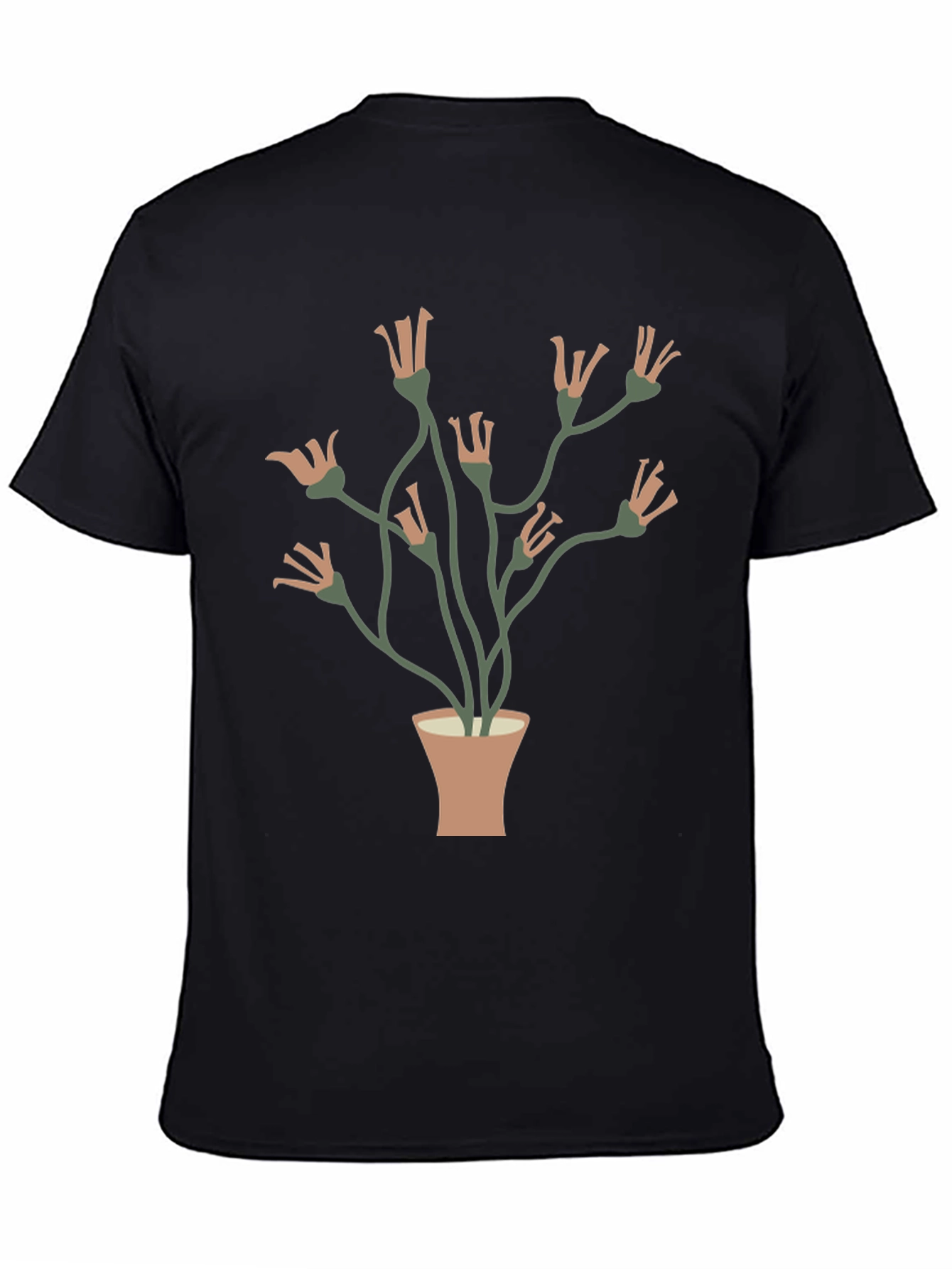 Floral Potted Plant Graphic Tee