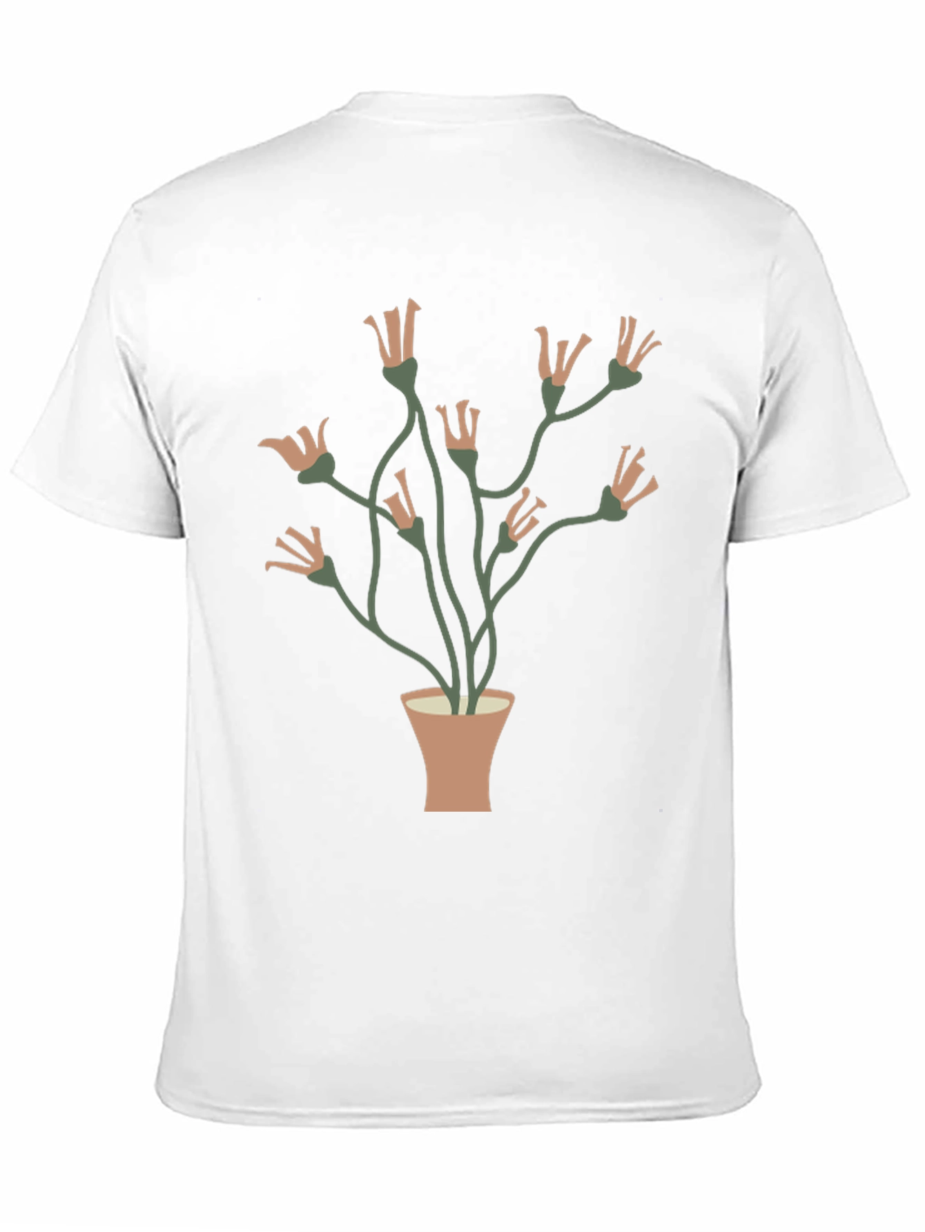 Floral Potted Plant Graphic Tee