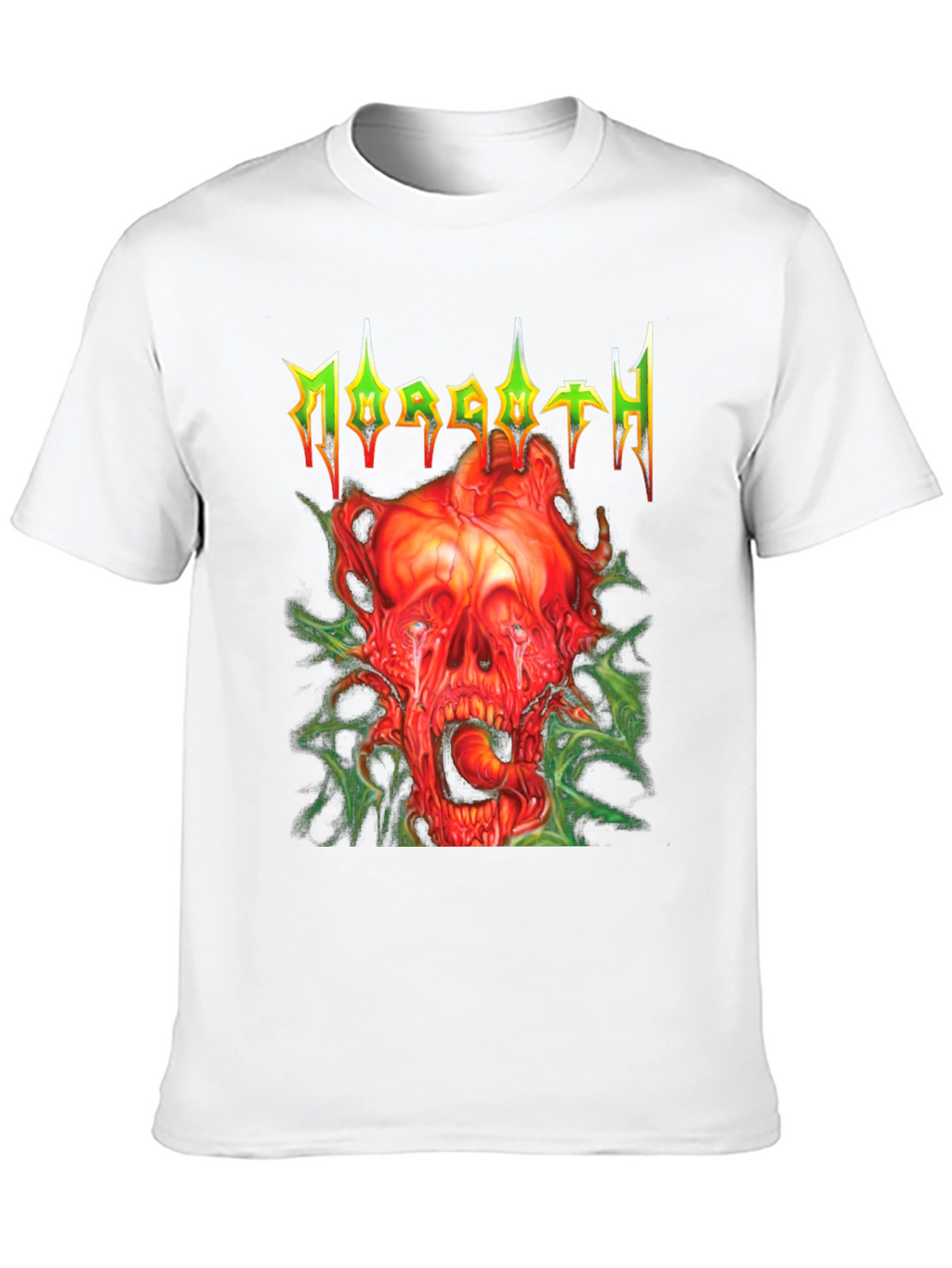 Morgoth T-Shirt - Grotesque Skull Graphic Tee