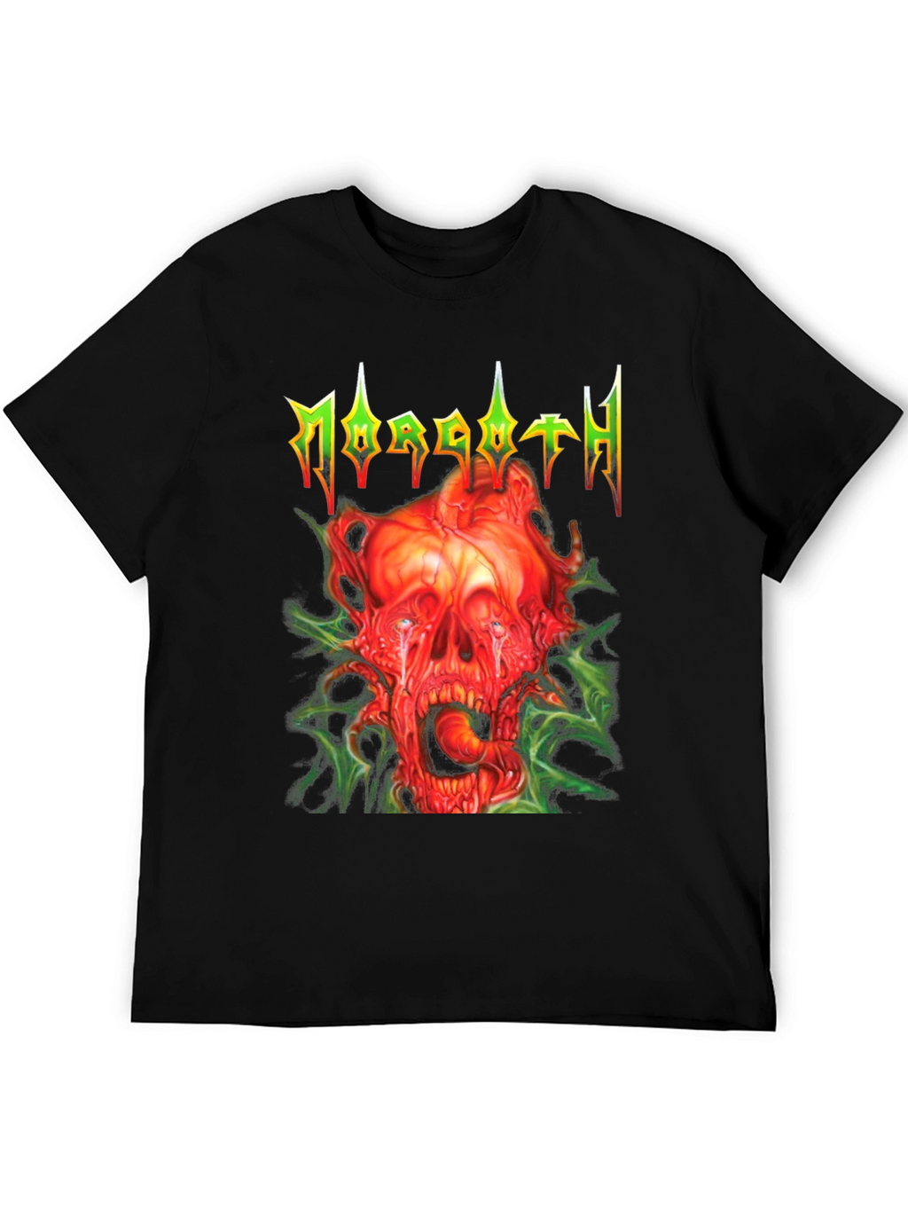 Morgoth T-Shirt - Grotesque Skull Graphic Tee