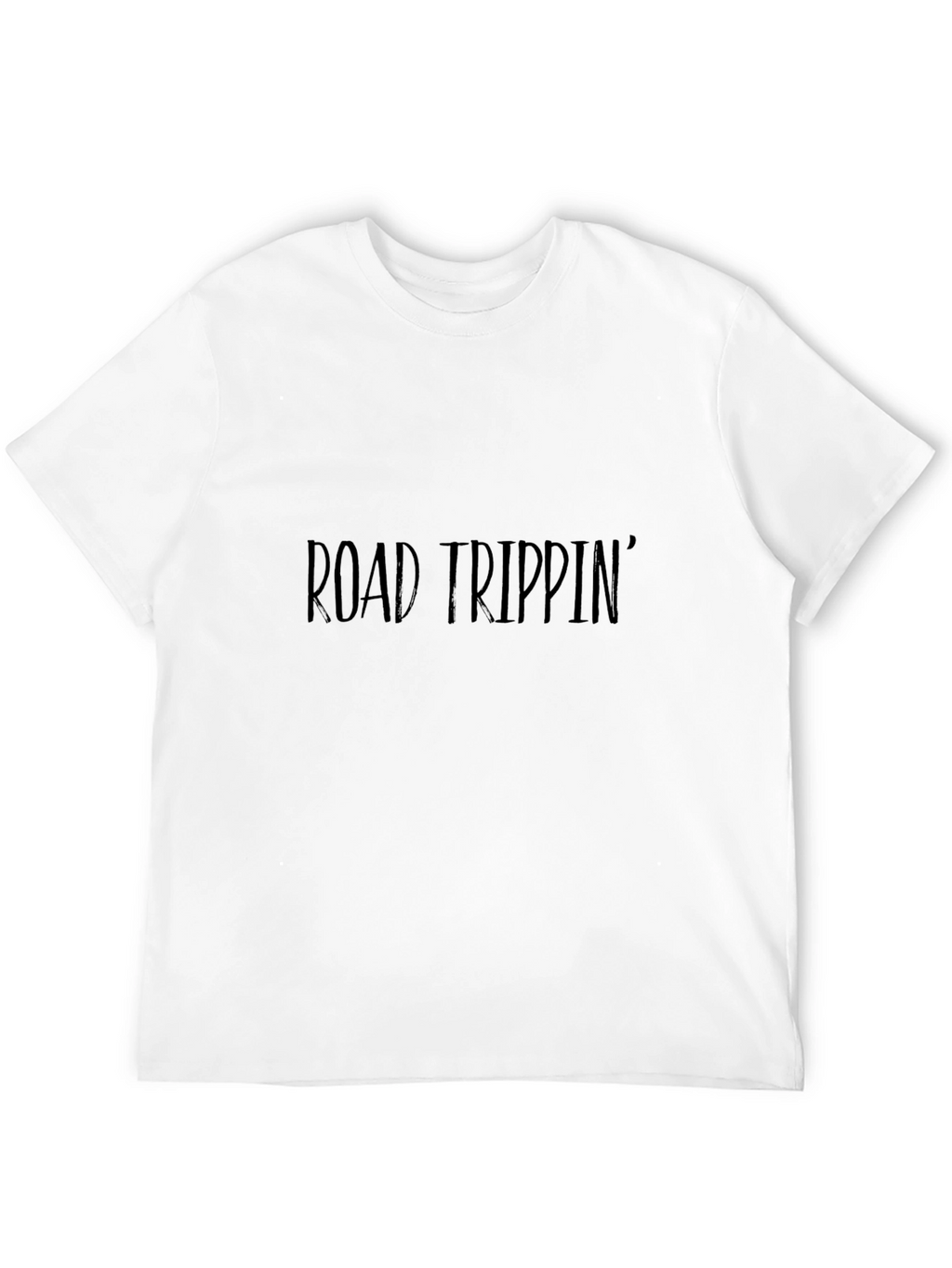Road Trippin Graphic Black T-Shirt
