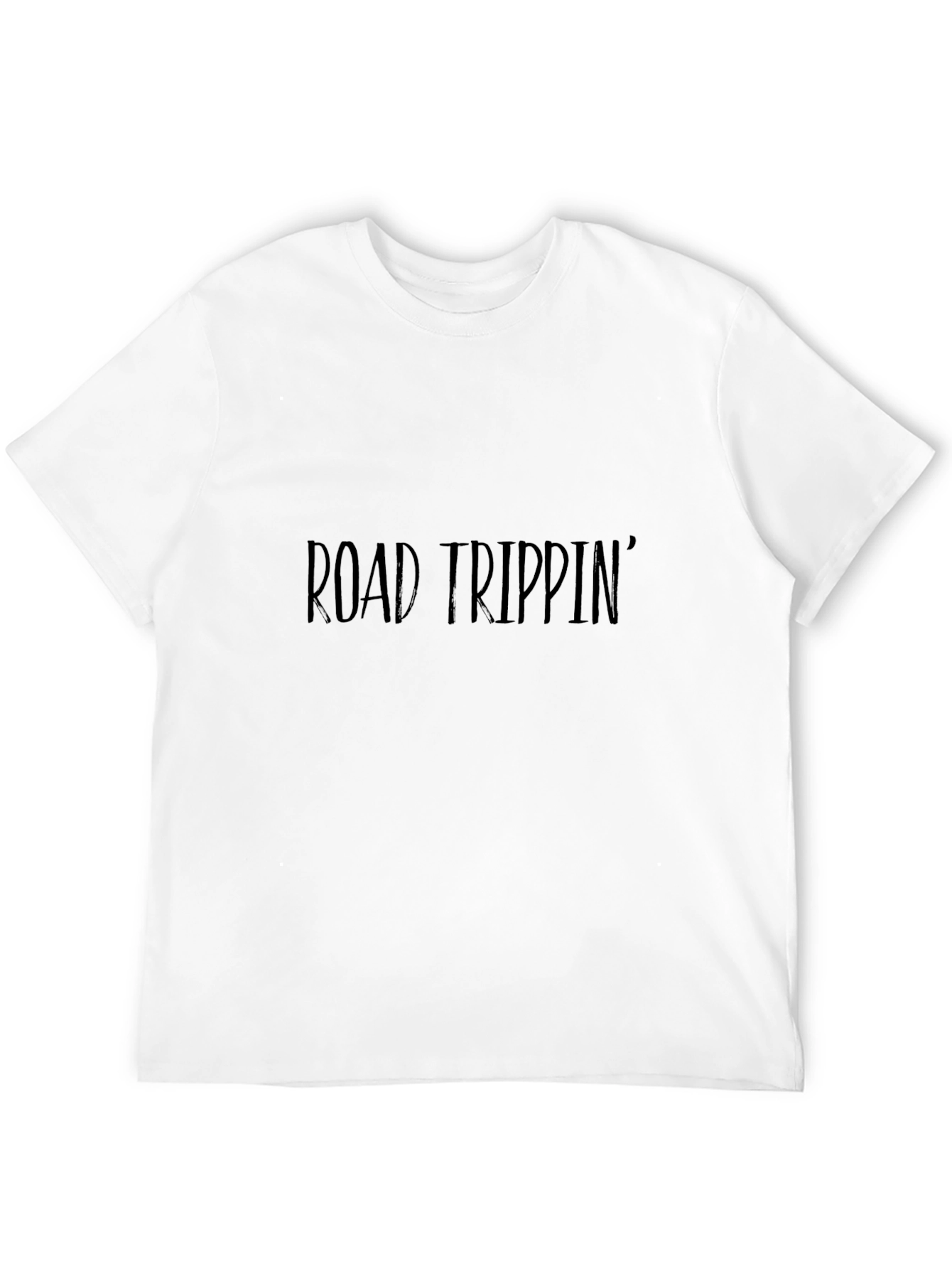 Road Trippin Graphic Black T-Shirt