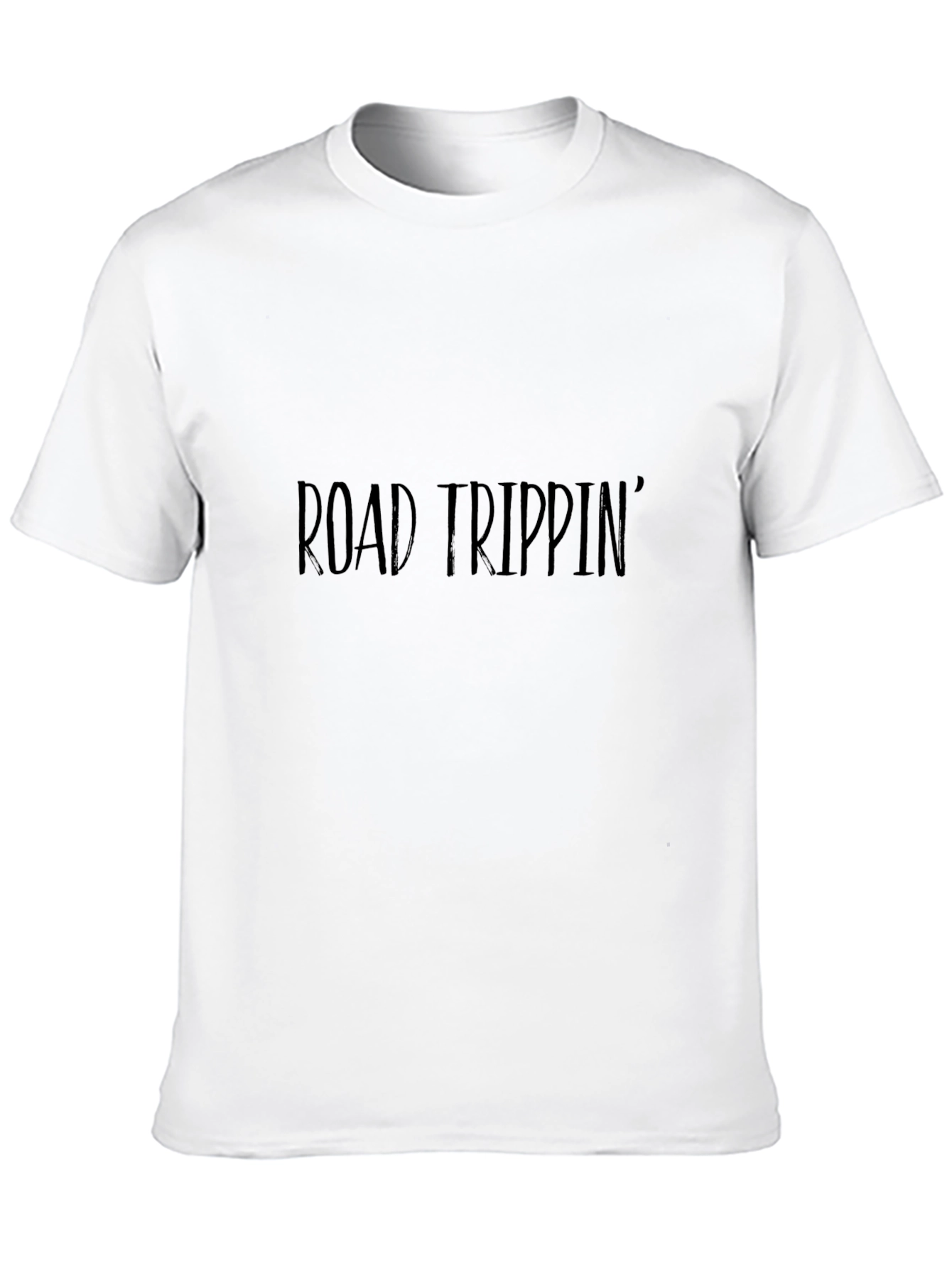 Road Trippin Graphic Black T-Shirt