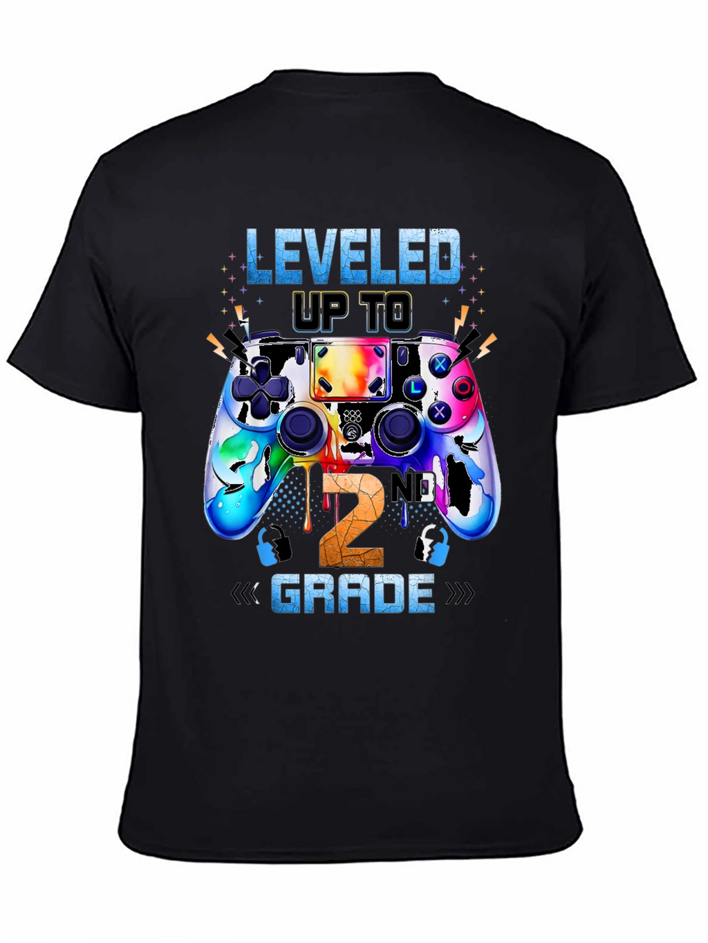 Leveled Up To 2nd Grade Gamer T-Shirt