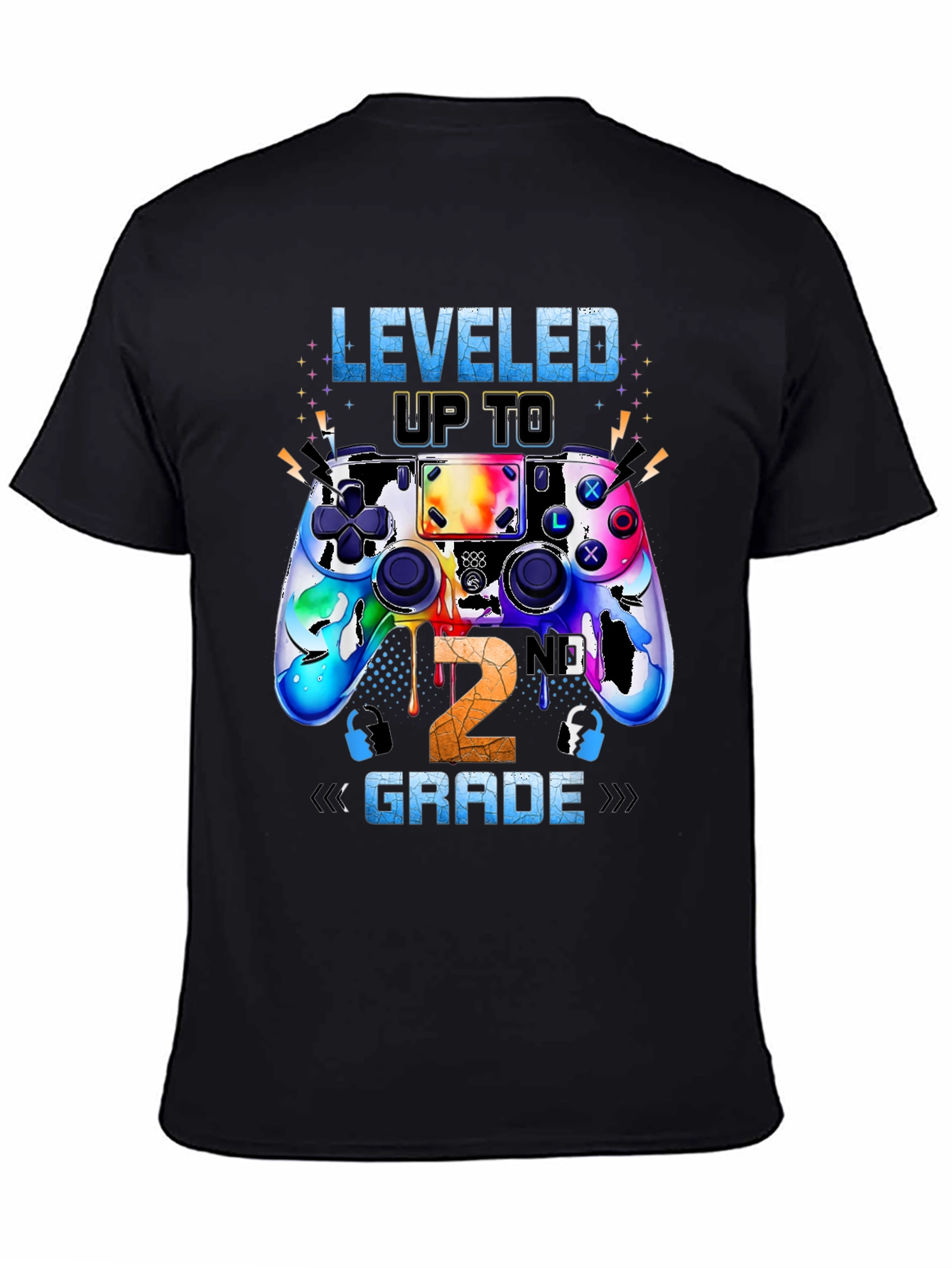 Leveled Up To 2nd Grade Gamer T-Shirt