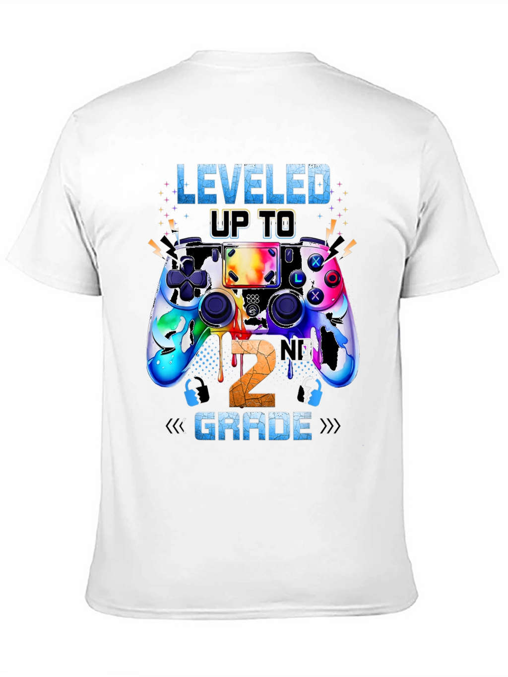 Leveled Up To 2nd Grade Gamer T-Shirt