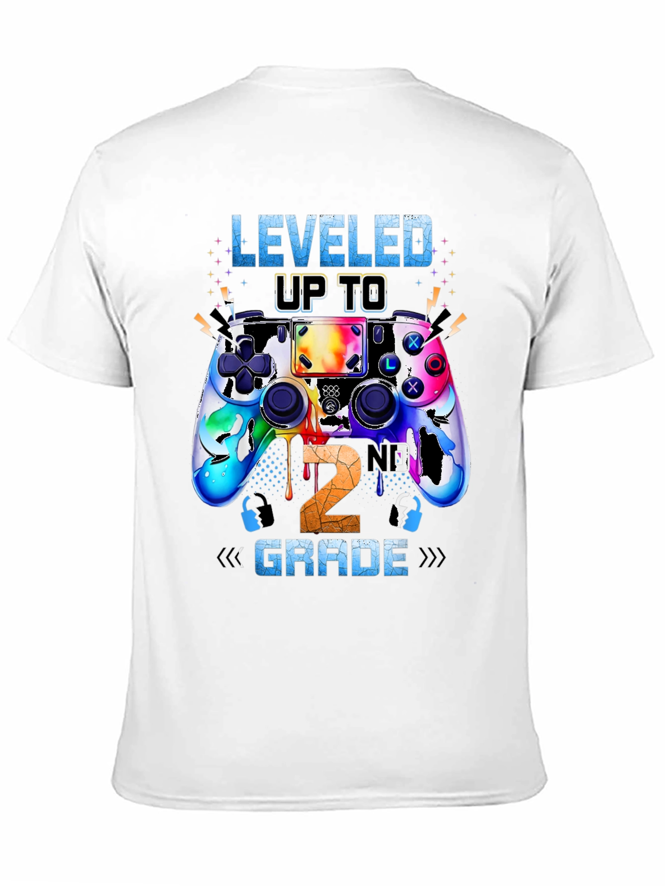 Leveled Up To 2nd Grade Gamer T-Shirt