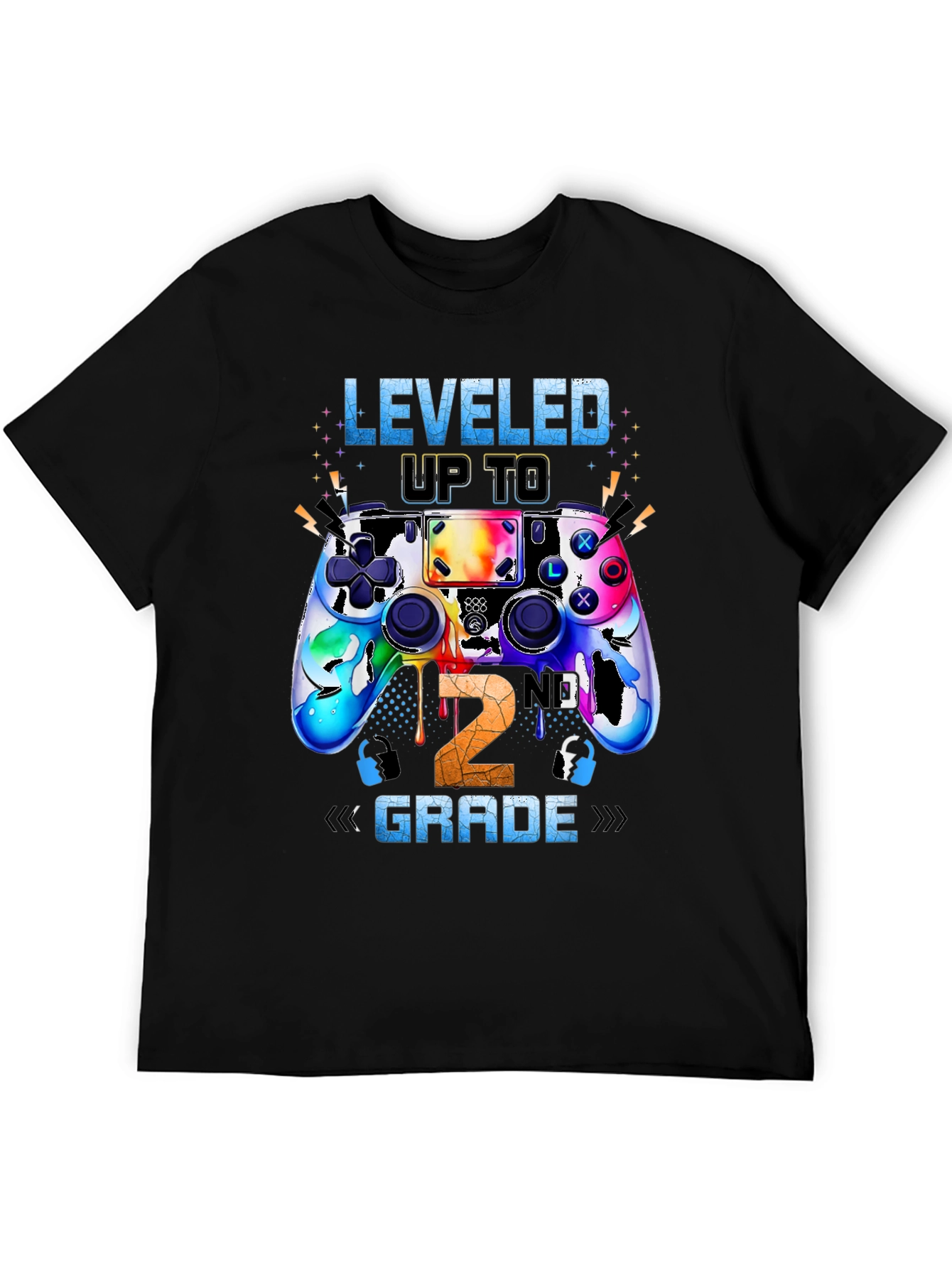 Leveled Up To 2nd Grade Gamer T-Shirt