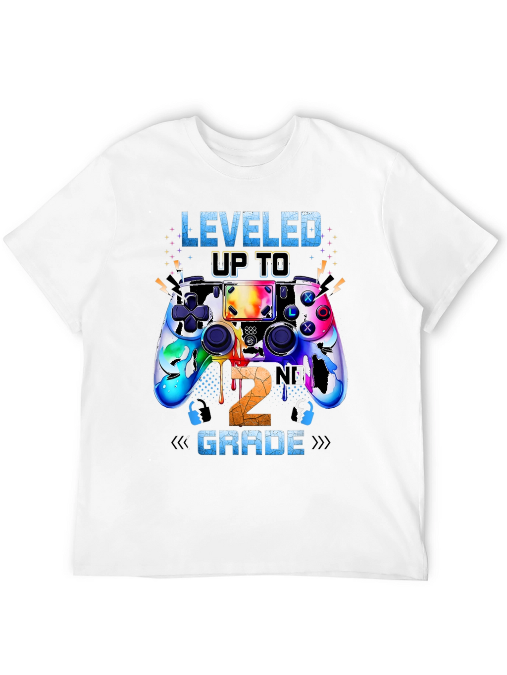 Leveled Up To 2nd Grade Gamer T-Shirt