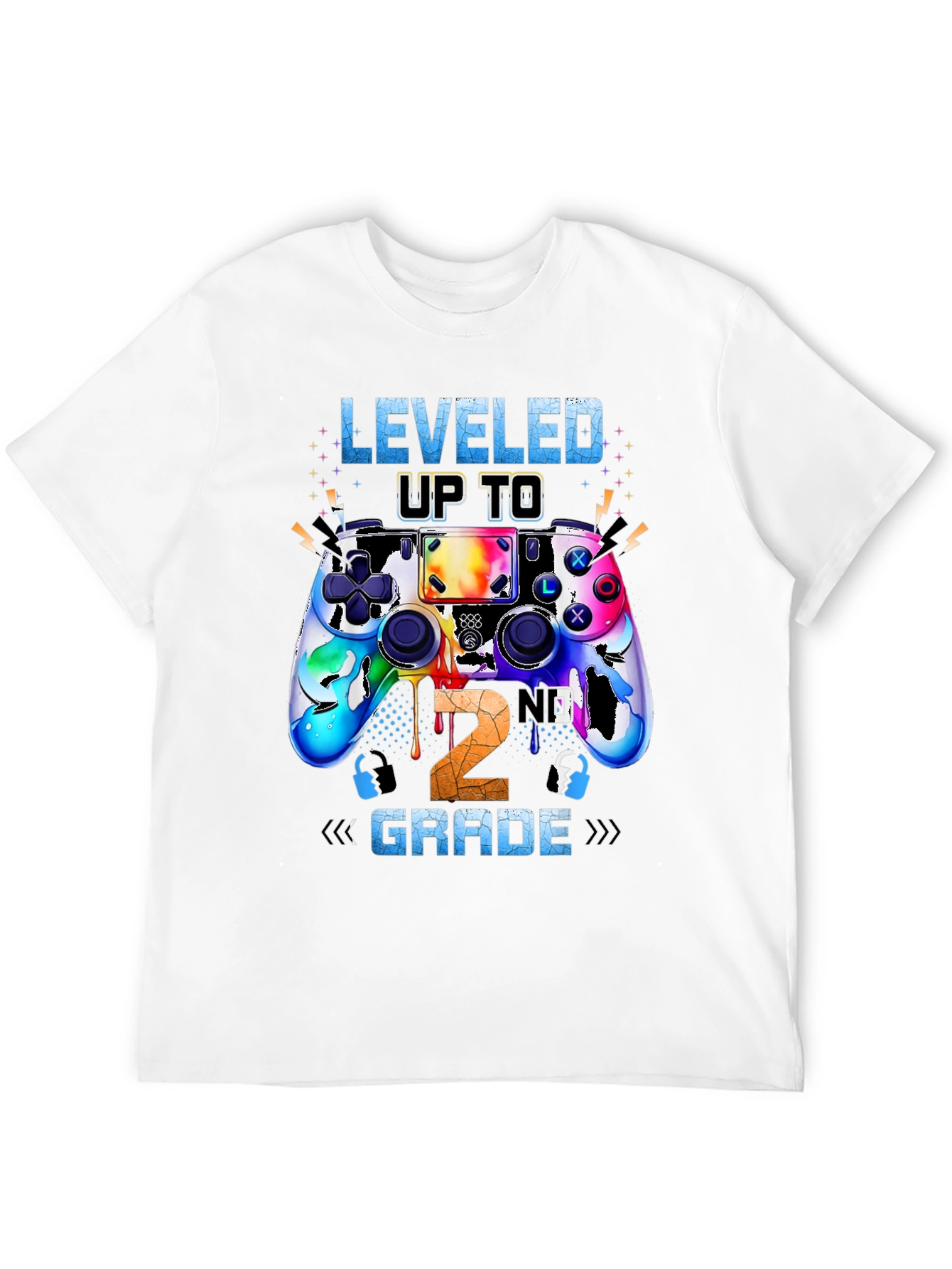 Leveled Up To 2nd Grade Gamer T-Shirt