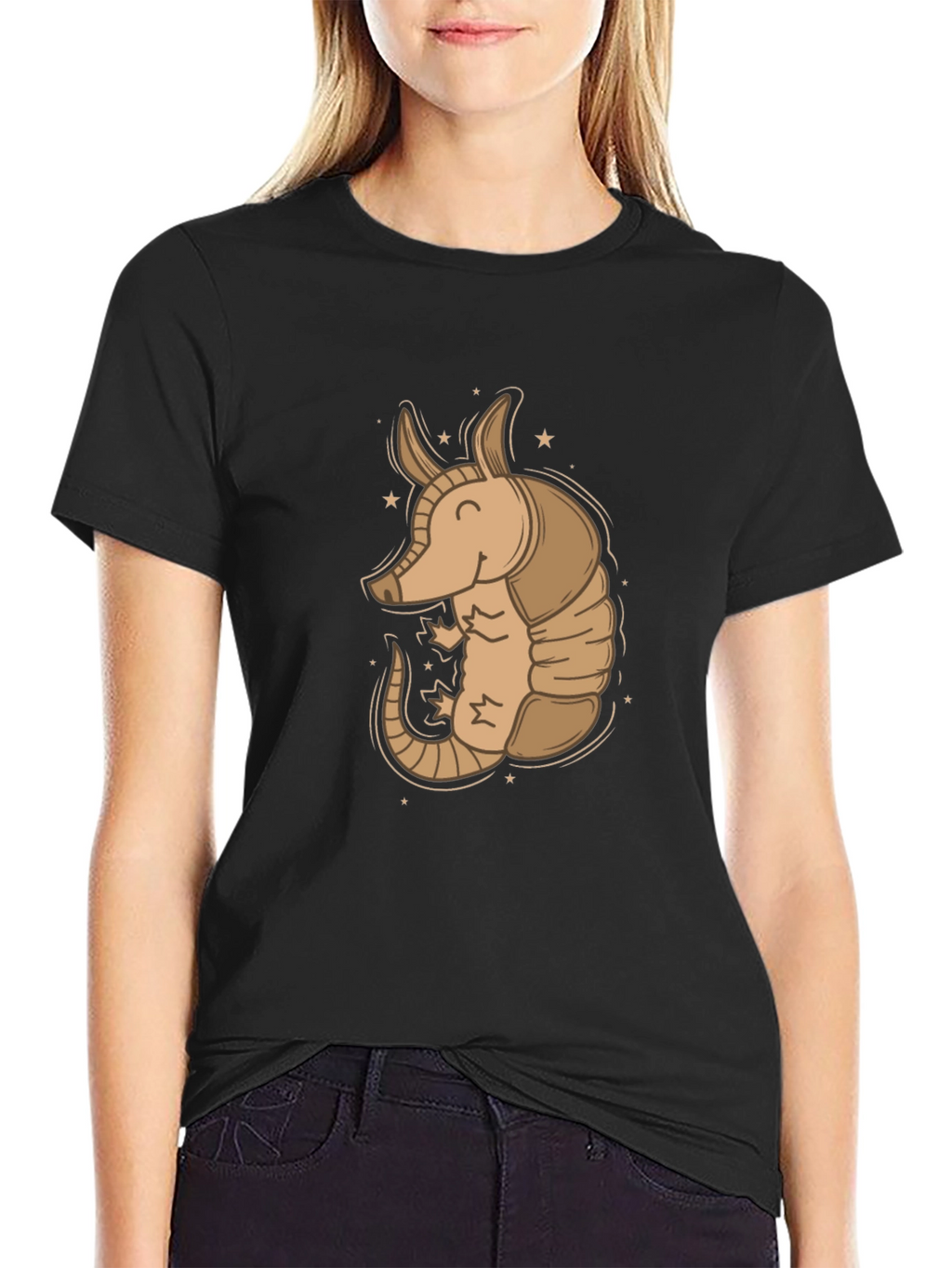 Armadillo Graphic Tee - Unique Animal Design