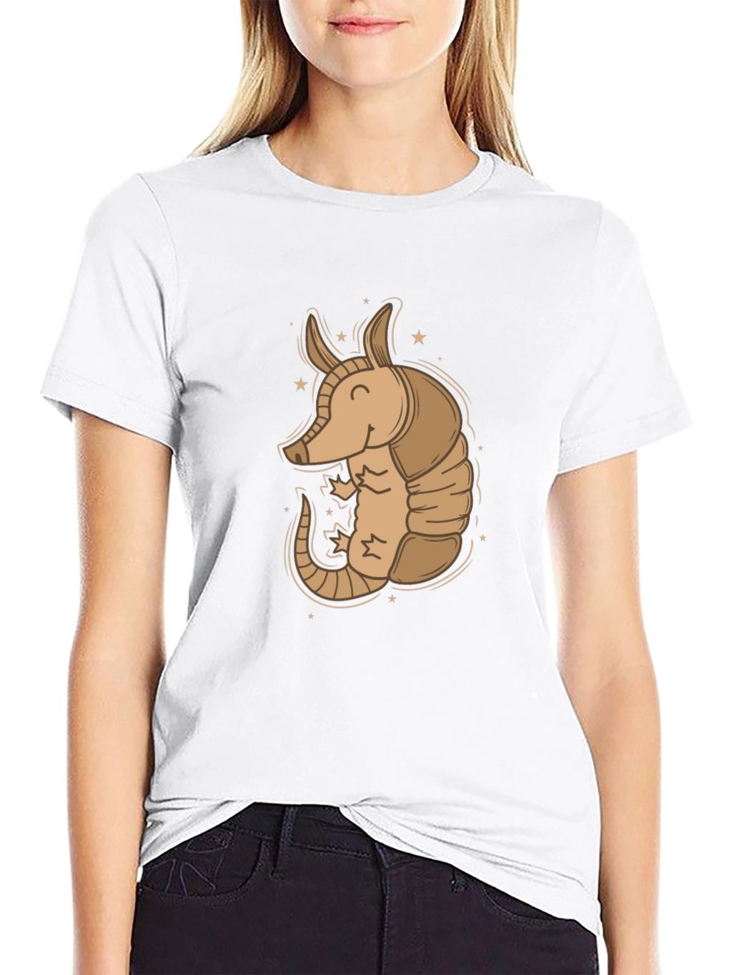 Armadillo Graphic Tee - Unique Animal Design
