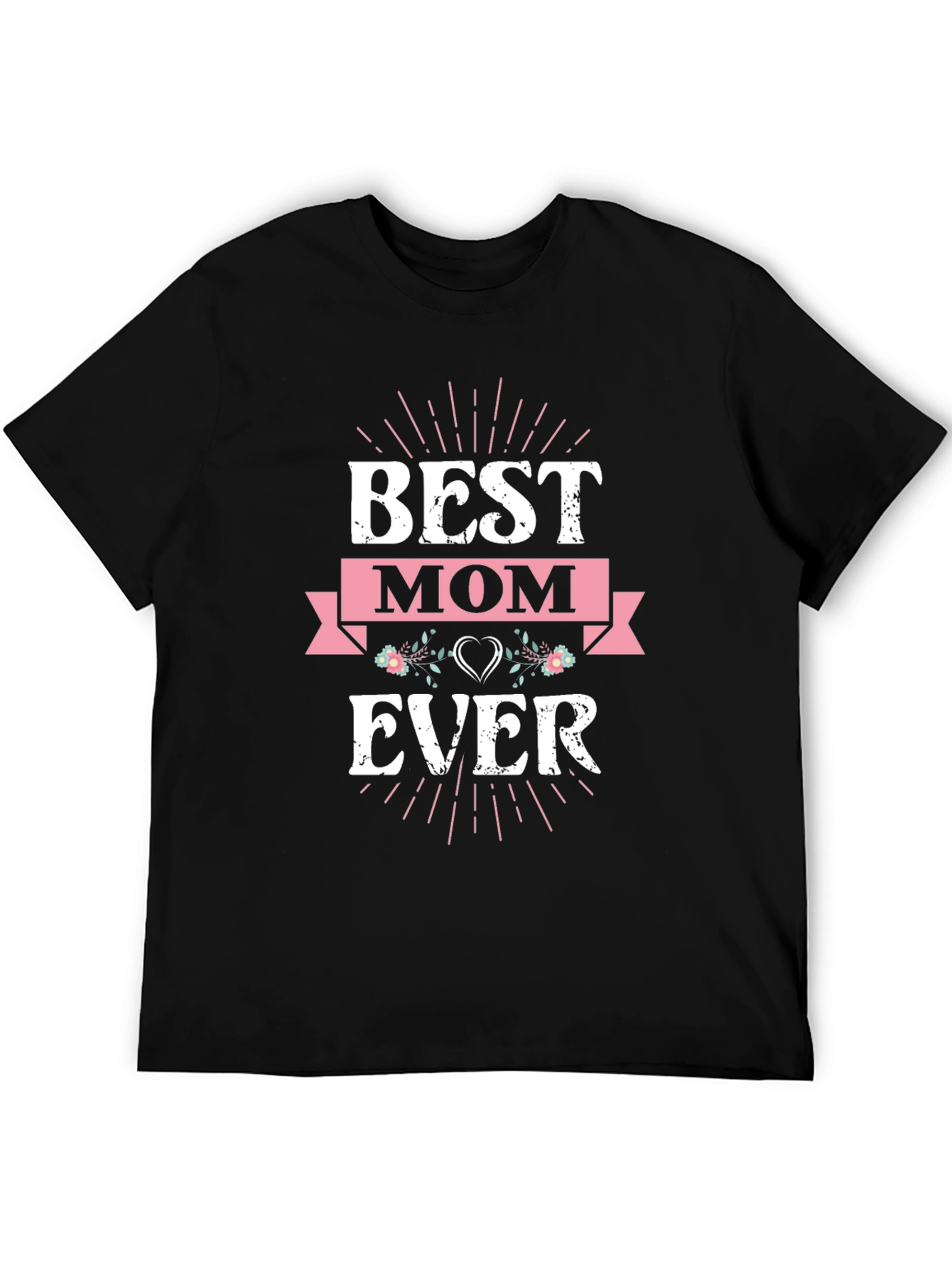 Best Mom Ever Graphic Tee - Black