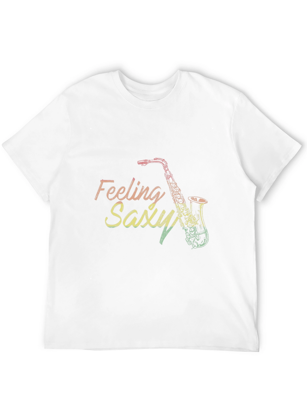 Feeling Saxy Black T-Shirt