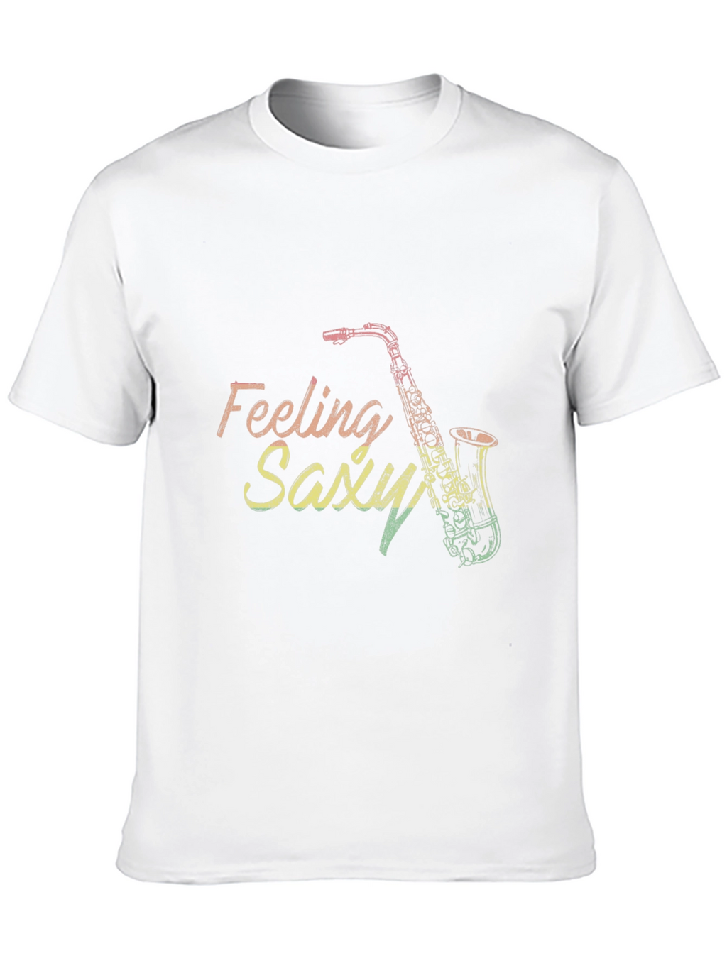 Feeling Saxy Black T-Shirt