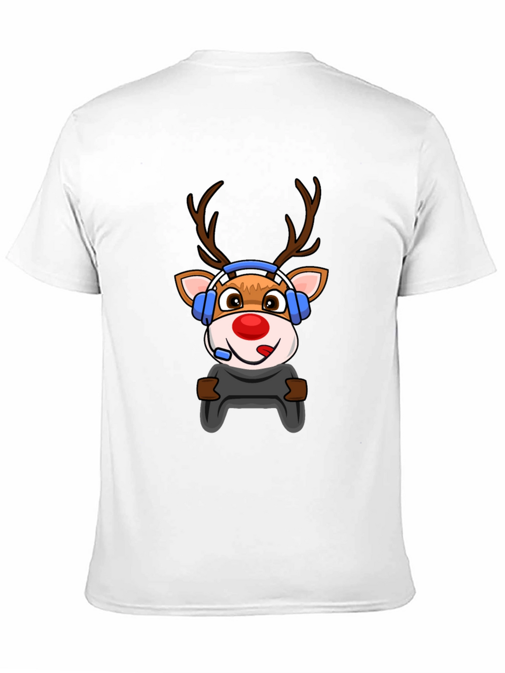 Gamer Reindeer Graphic Tee