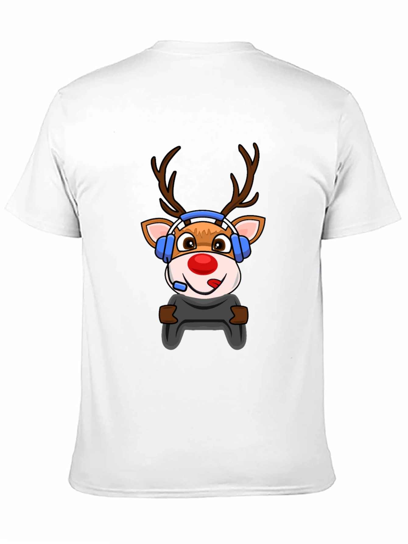Gamer Reindeer Graphic Tee