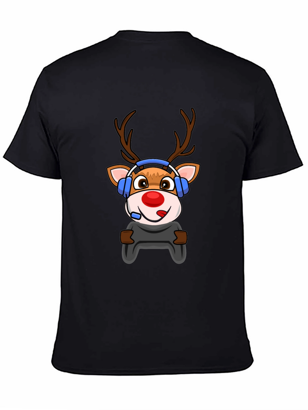 Gamer Reindeer Graphic Tee
