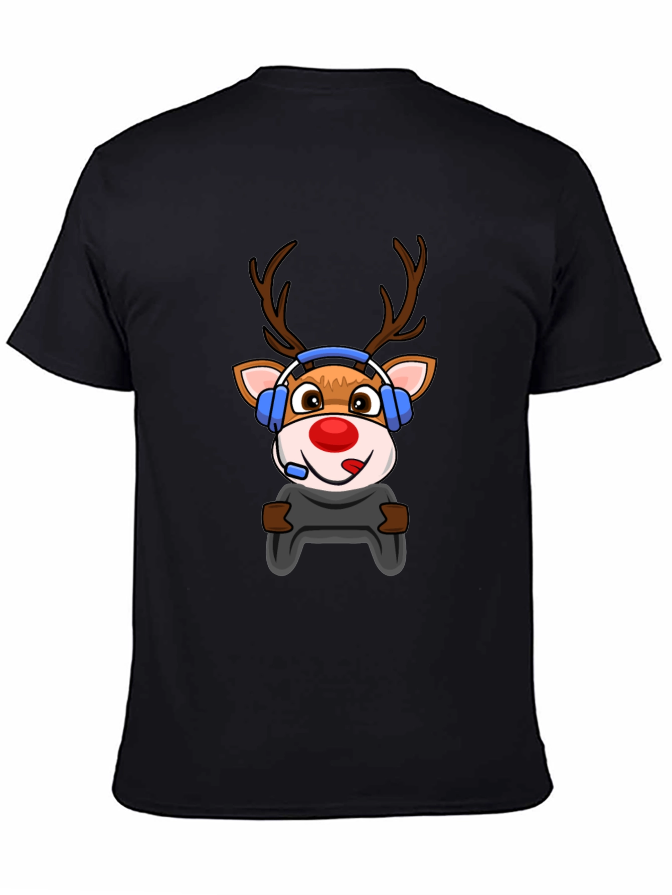 Gamer Reindeer Graphic Tee