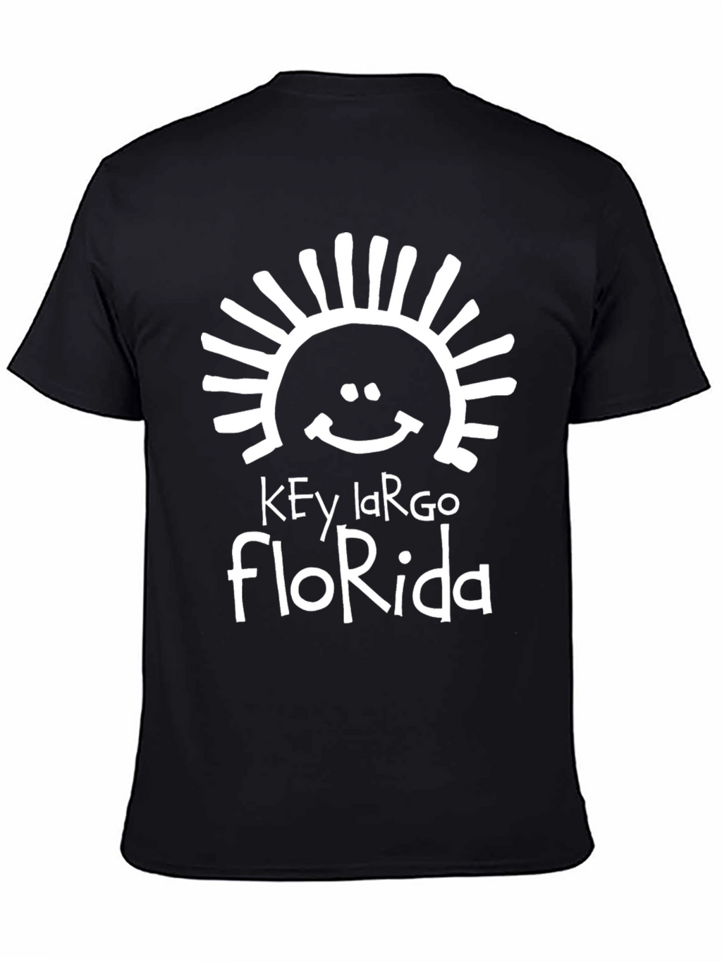 Key Largo Florida T-Shirt - Sun Graphic Tee