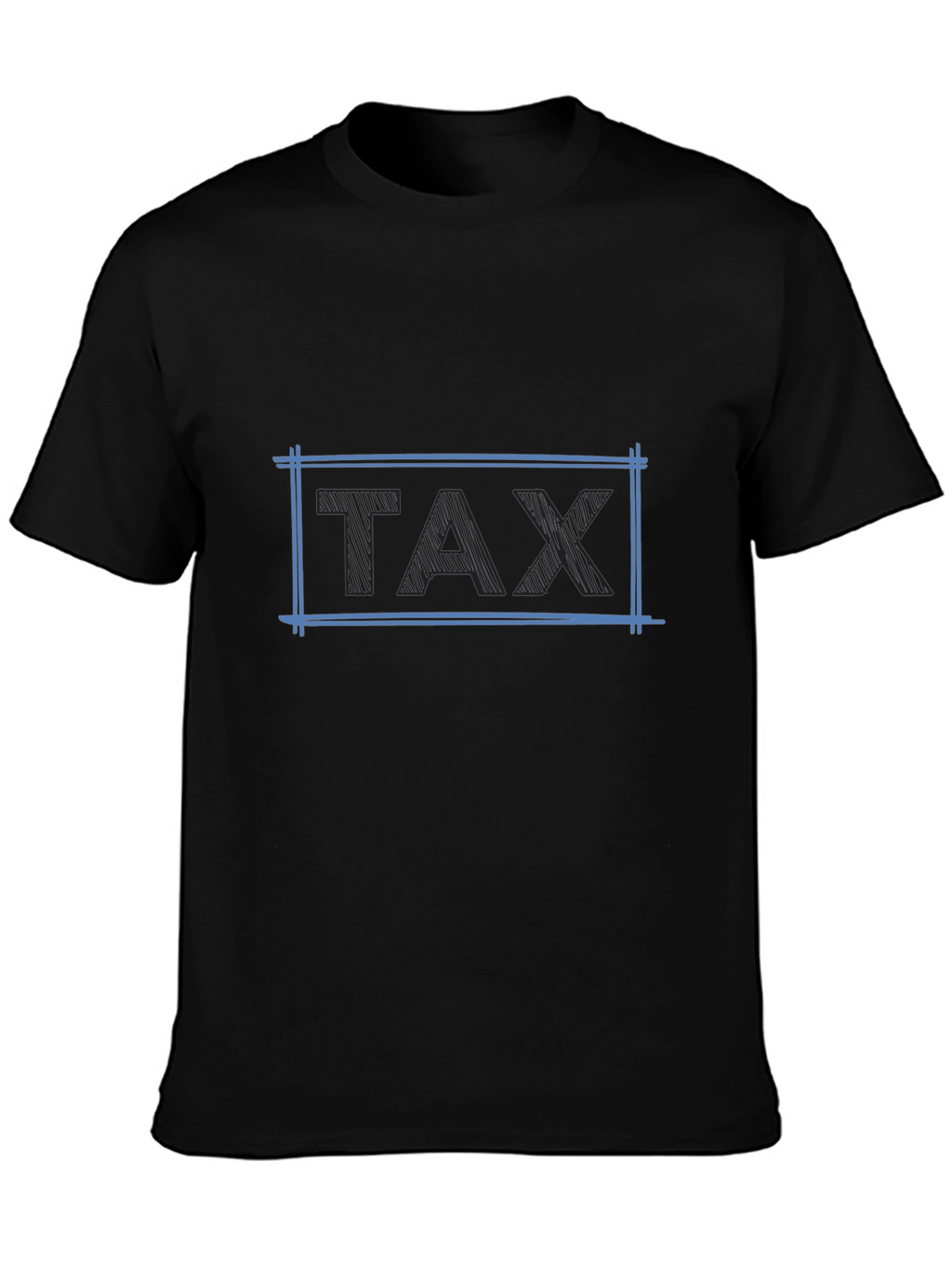 Tax Graphic T-Shirt - Black