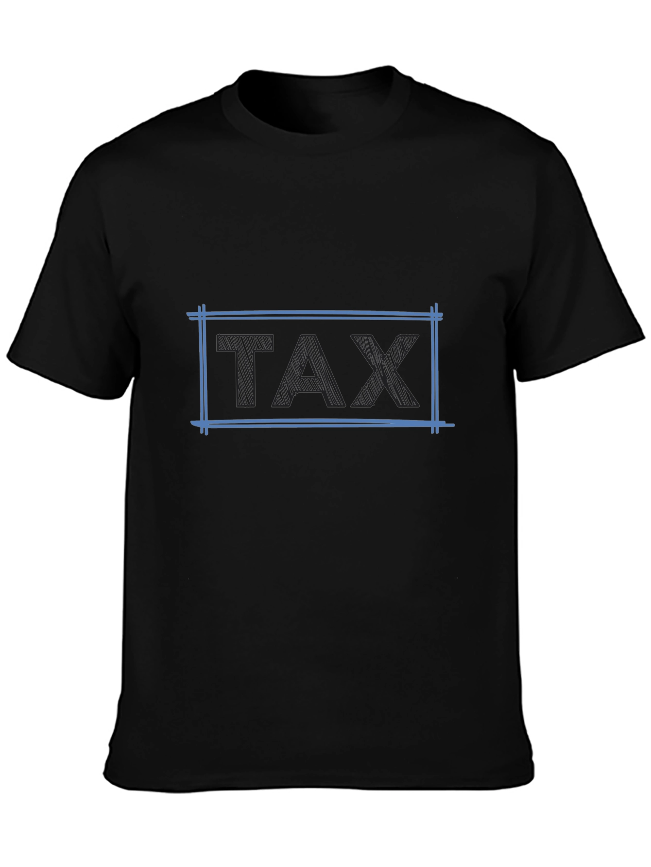 Tax Graphic T-Shirt - Black