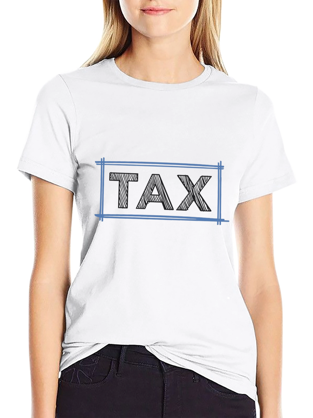 Tax Graphic T-Shirt - Black