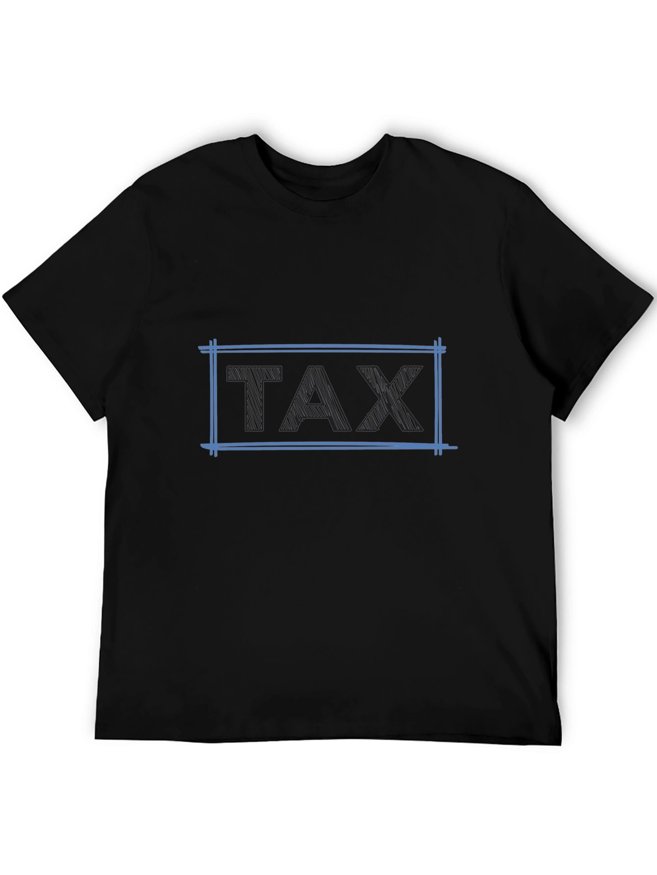 Tax Graphic T-Shirt - Black