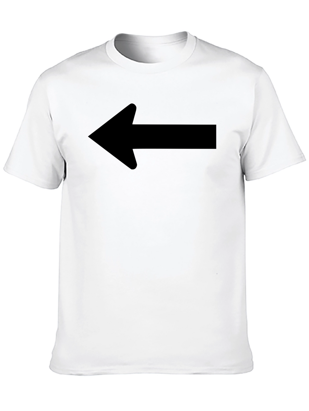 Left Arrow T-Shirt - Casual Cotton Tee