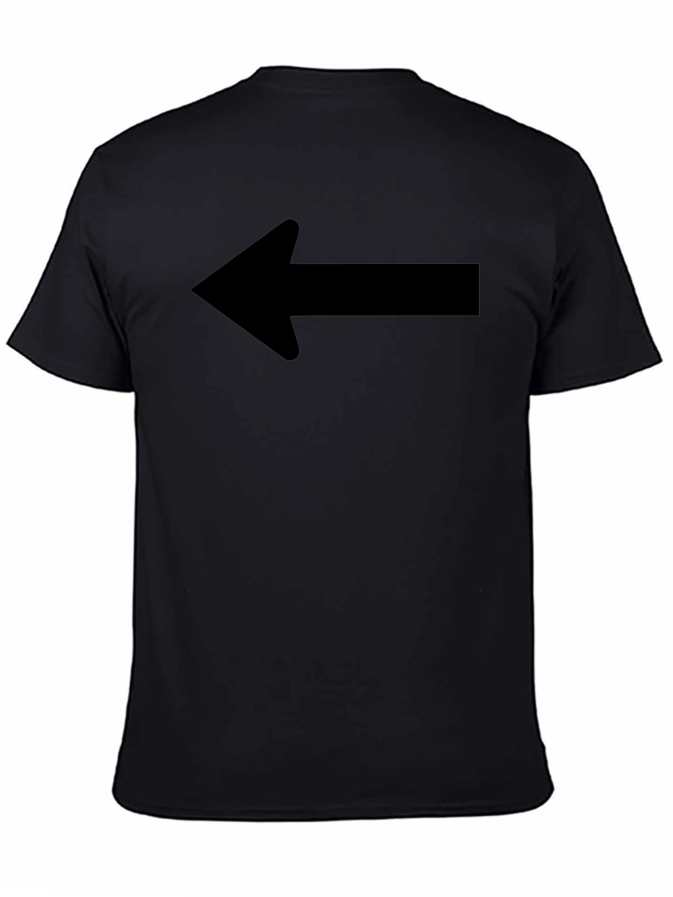 Left Arrow T-Shirt - Casual Cotton Tee