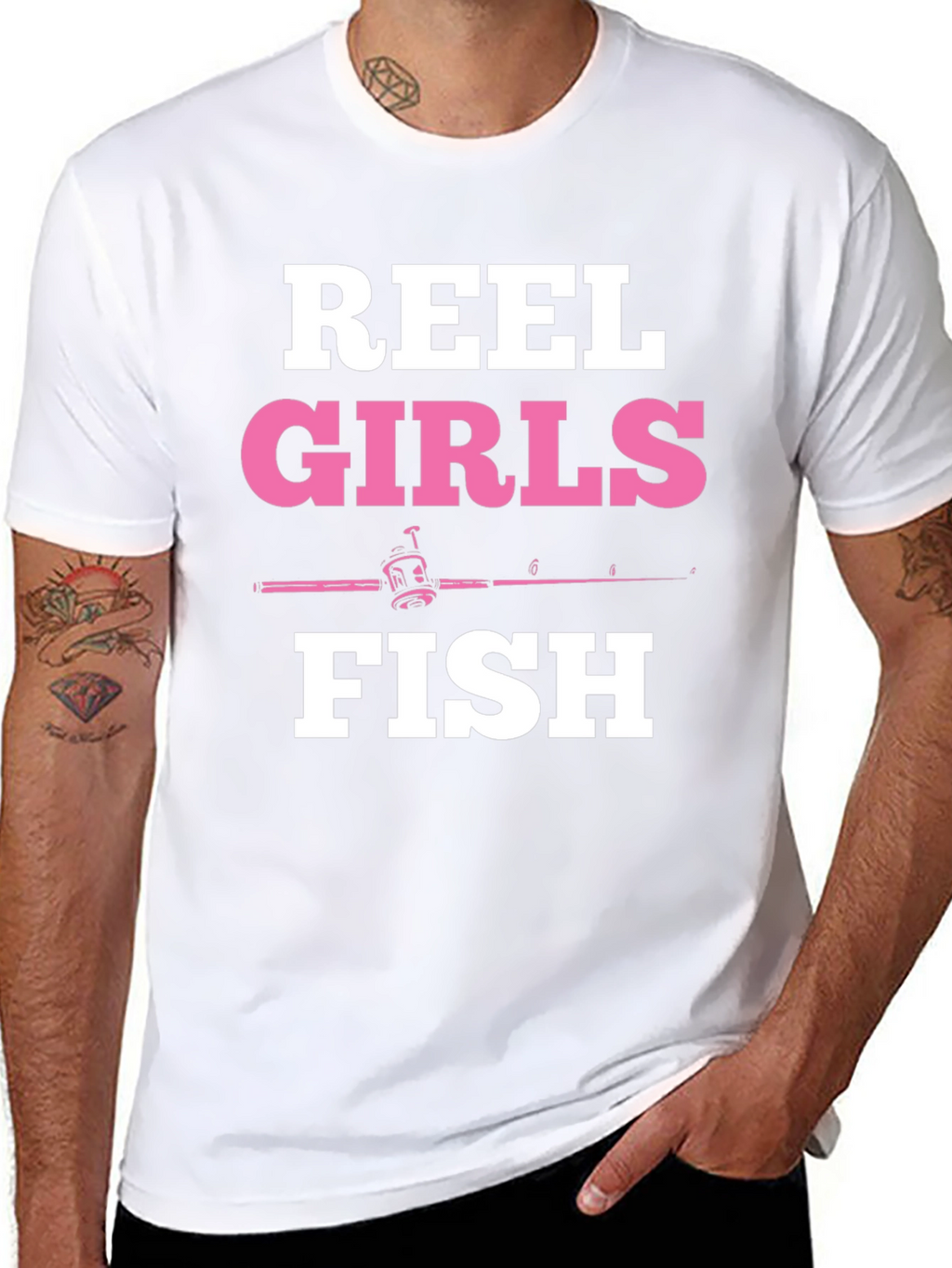 Reel Girls Fish Graphic T-Shirt