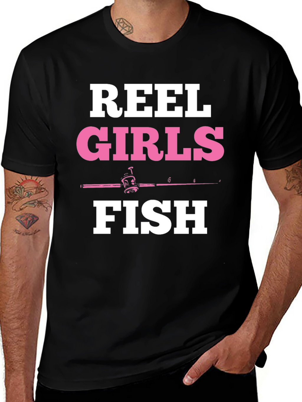 Reel Girls Fish Graphic T-Shirt
