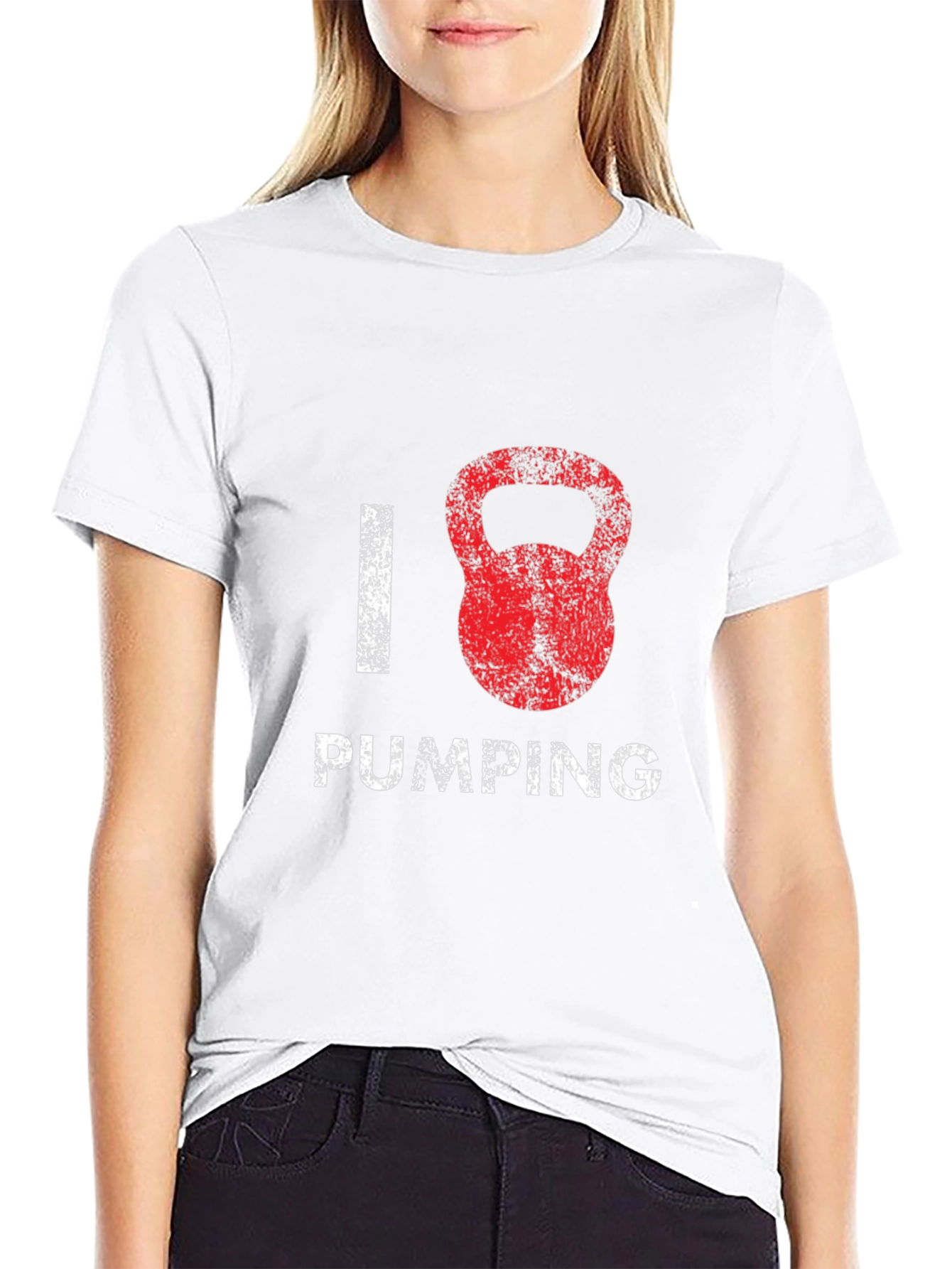 I Kettlebell Pumping Black T-Shirt