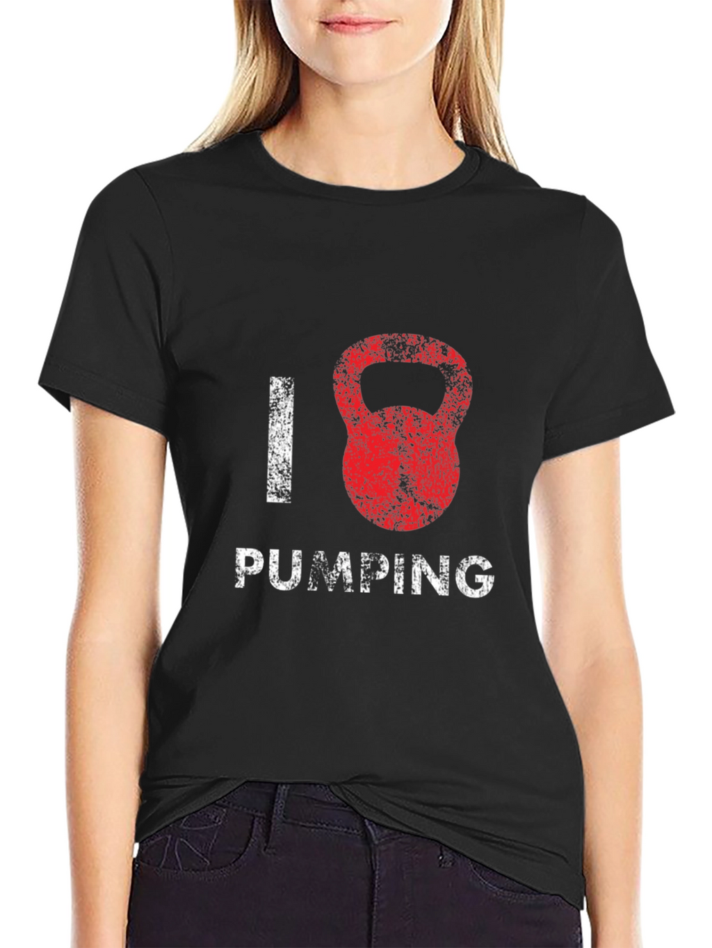 I Kettlebell Pumping Black T-Shirt