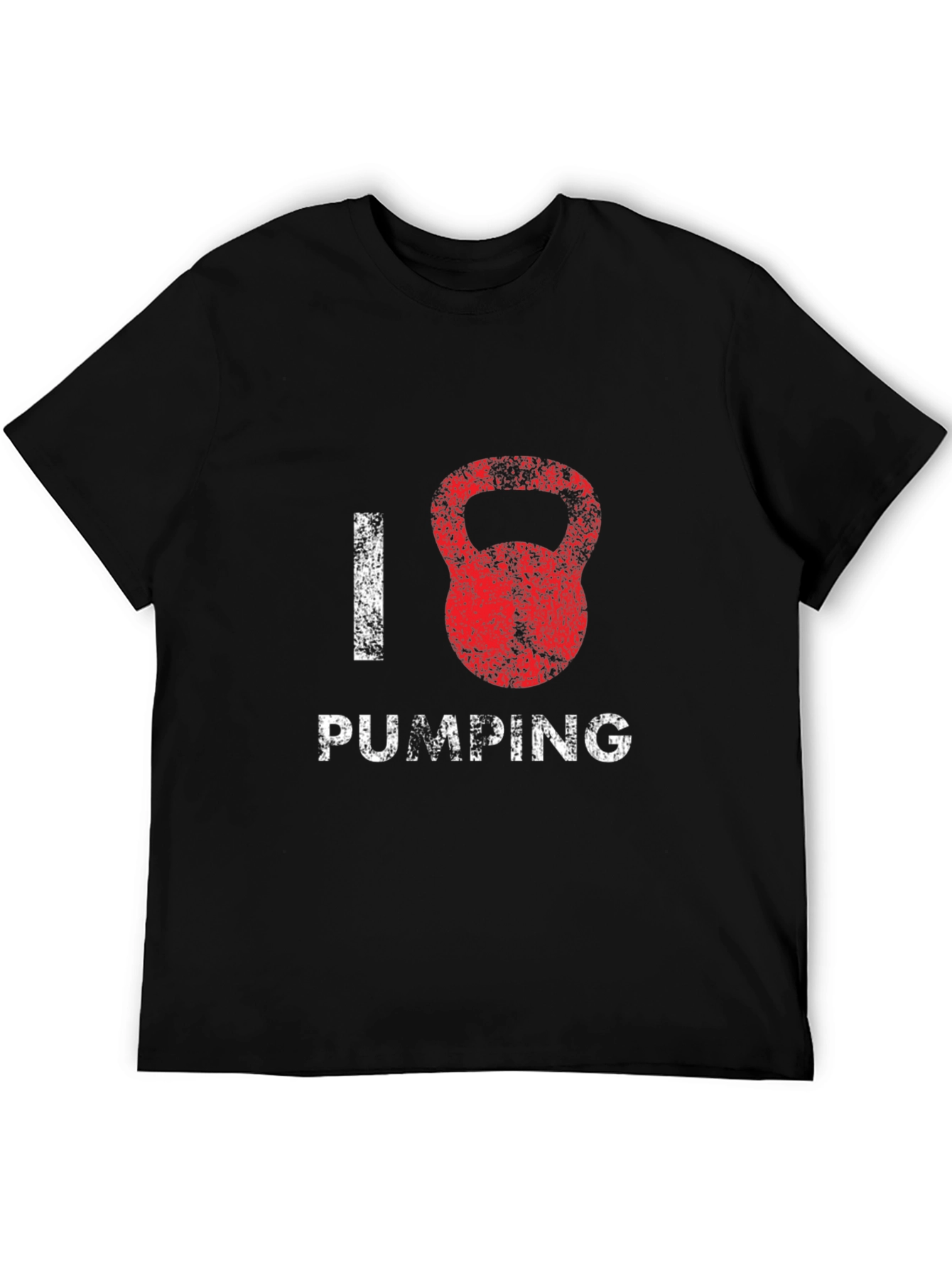 I Kettlebell Pumping Black T-Shirt
