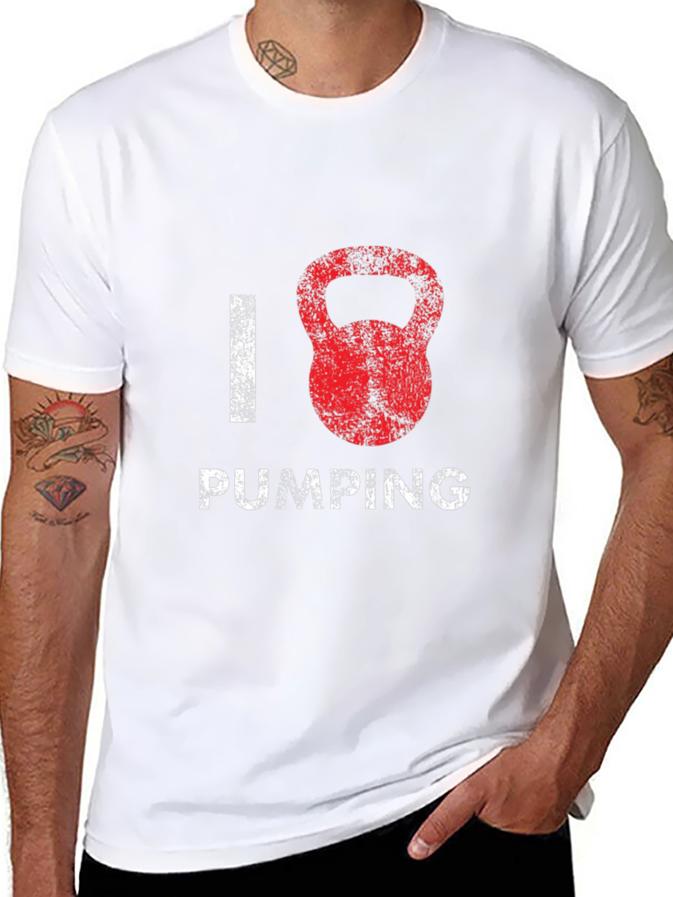 I Kettlebell Pumping Black T-Shirt